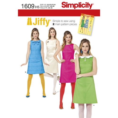 1970s Sewing Pattern for Toddler\u2019s Jiffy Dress or Top and Pants Simplicity 7364 Vintage Size 2